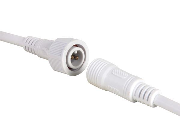 Connecteur pour flexible led unicolore avec câble (mâle-femelle) - ip68
