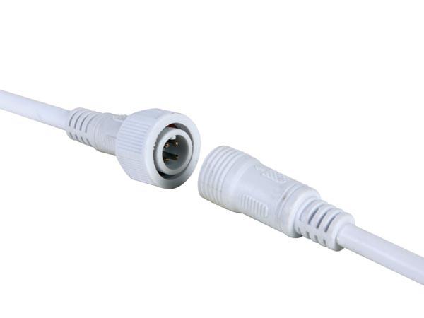 Connecteur pour flexible led rvb avec câble (mâle-femelle) - ip68