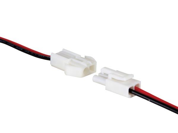 Connecteur pour flexible led unicolore avec câble (mâle-femelle)
