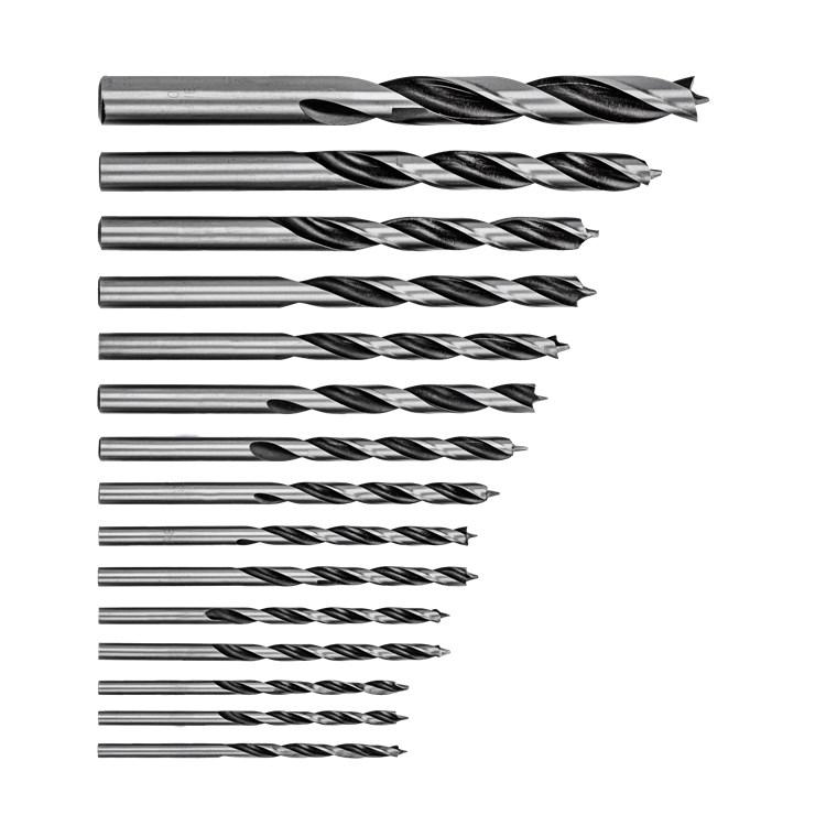 Jeu de forets à bois / 15 pièces