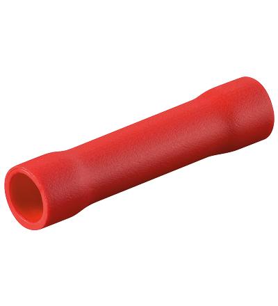 Manchon rouge pour câble 0.5-1mm² lot de 100 pièces