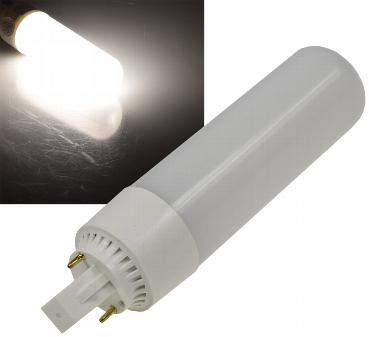 Lampe g24 a leds 13watts 1100 lumens lumiere neutre 4000°k  360° 230v 40x160mm