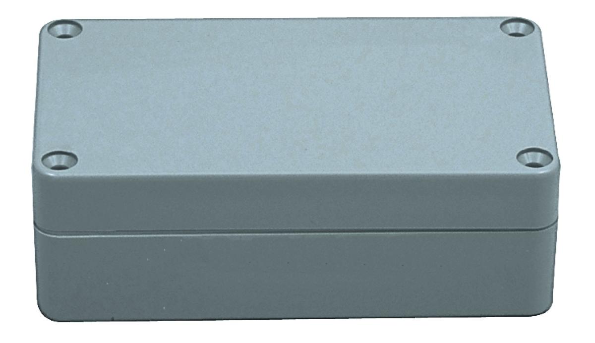 Coffret étanche ip65 en abs - gris fonce 115 x 65 x 40mm