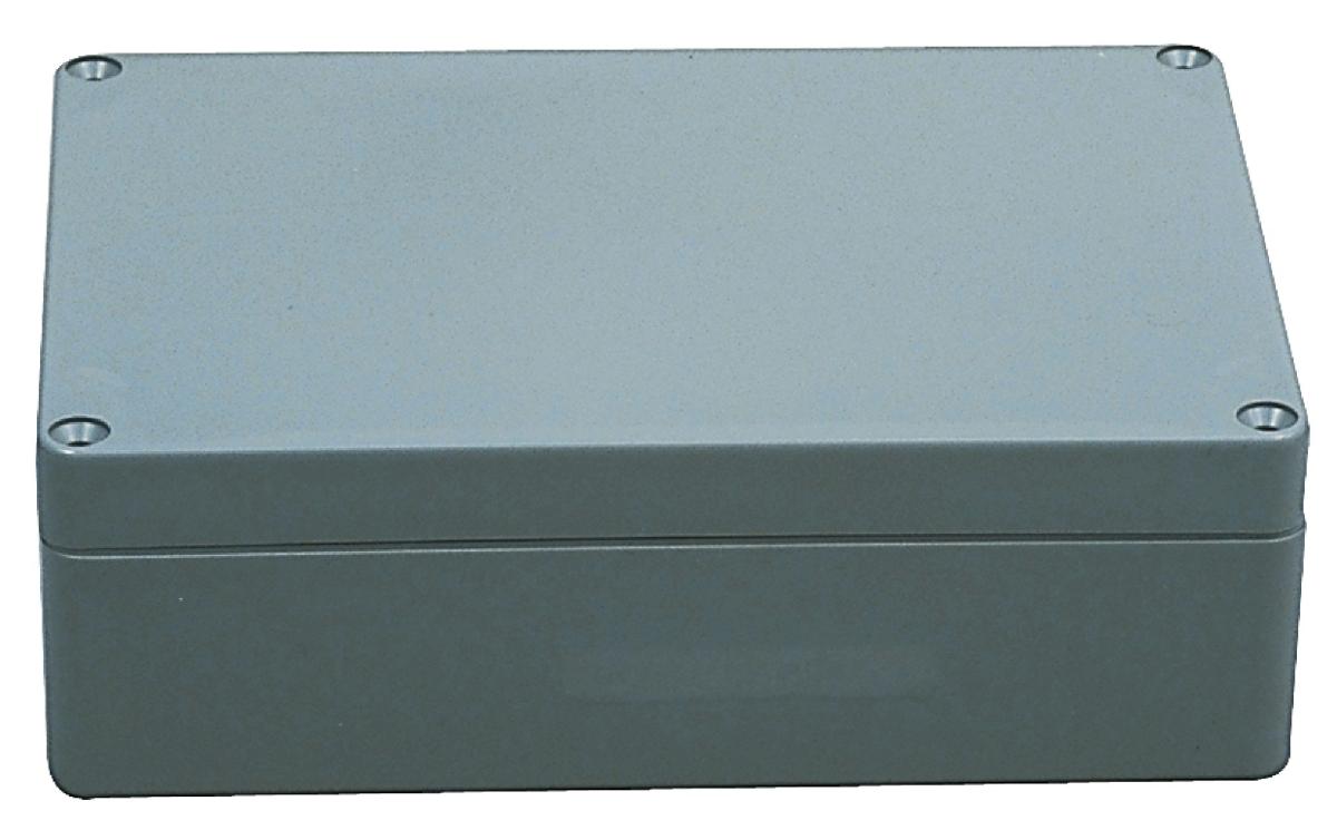 Coffret étanche en abs -ip65- gris foncé 171 x 121 x 55mm