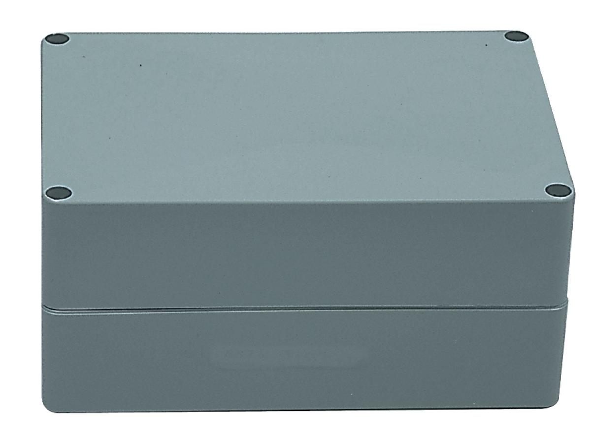 Coffret étanche en abs -ip65- gris foncé 171 x 121 x 80mm