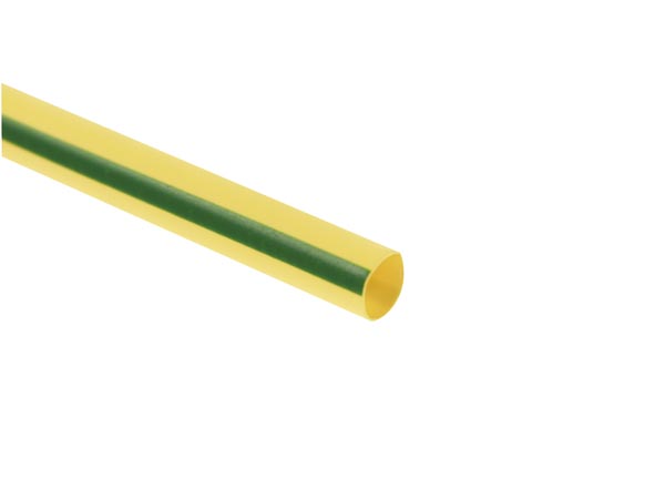 Assortiment de gaines thermorétractables vertes/jaunes 50 pièces Ø4.8mm l=1.2m