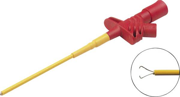 Grip-fils à tige flexible (kleps 2600) - cat2  1000v/4a hirschmann - rouge