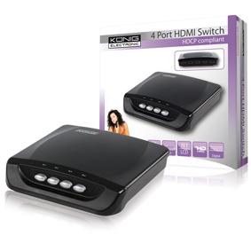 Commutateur hdmi 4 ports manuel könig