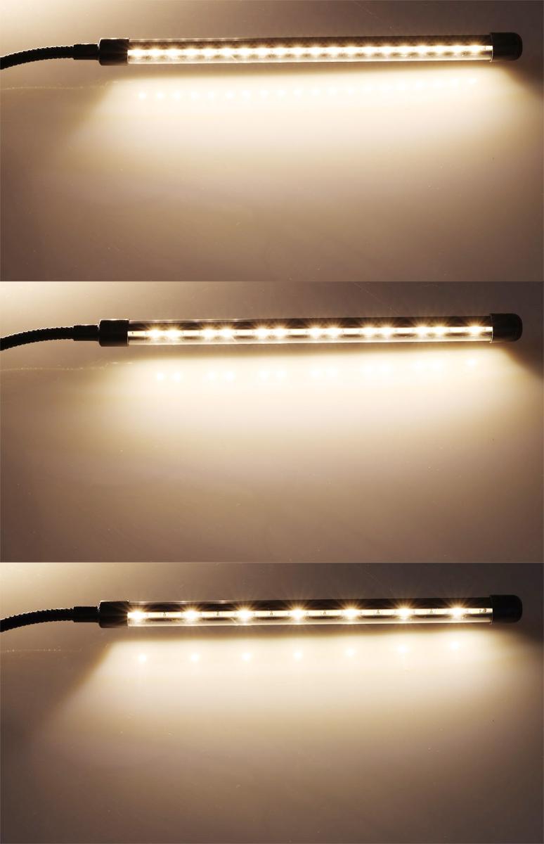 Lampe led pour plantes "ct-pfl" à spectre complet quadruple - support à pince - télécommande