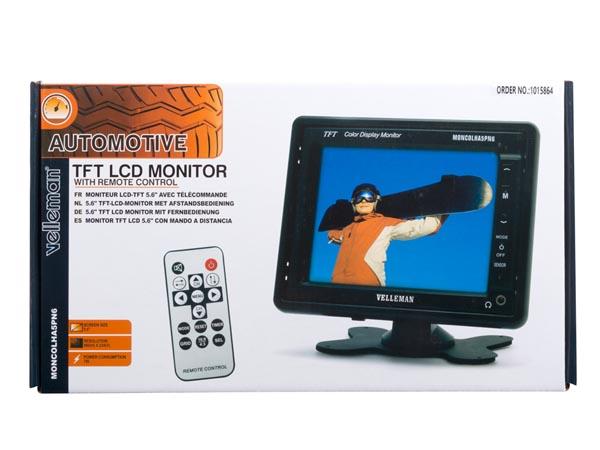 Moniteur lcd-tft 5.6 avec télécommande            io-video inversion de l'image