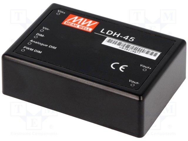 Convertisseur dc/dc courant constant pour eclairage led 9-18v / 12-86v 1050ma avec pwm dimming