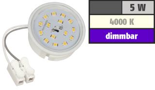 Lampe module a leds 5w lumiere neutre 4000k  400 lumens 230v 50x20mm dimmable