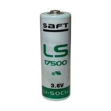 Pile lithium saft 3,6v  a,r23 Ø17x50mm 3600mah non-rechargeable (spéciale alarme)