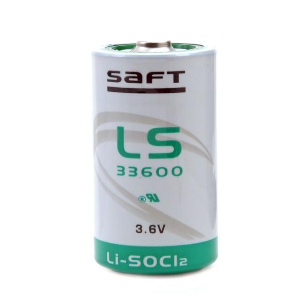 E44-Pile lithium 3.6v 17000ma r20 (d) er34615 (33.6 x 60mm) saft à