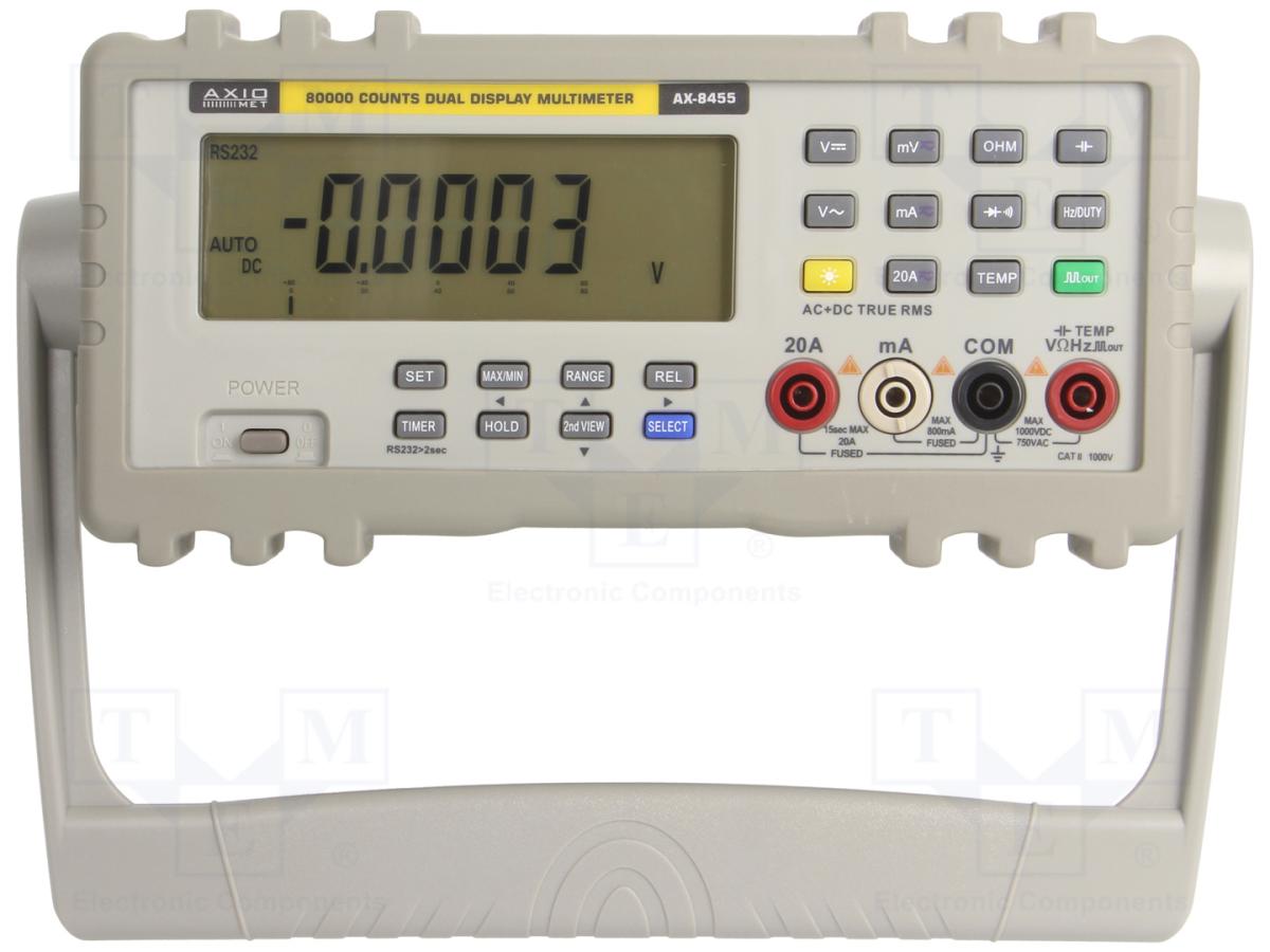E44-Multimètre numérique - ohmètre /voltmètre/ampèremètre avec