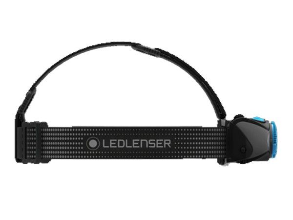 Lampe frontale ledlenser mh7 noire et bleue / ultra puissante 600lm / rechargeable ou pile