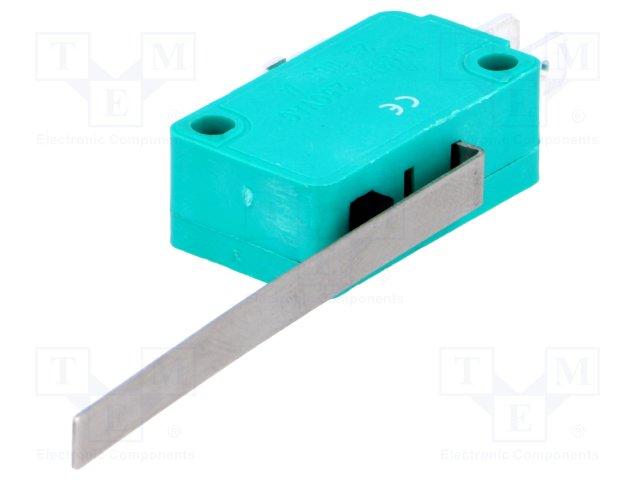 Micro switch à levier long 1 rt 10a 250v 28 x 16 x 10mm