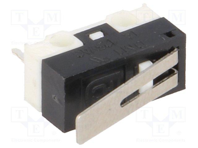 Micro switch a levier 1 rt 1a 125v 12.8x 6.5 x 5.8mm