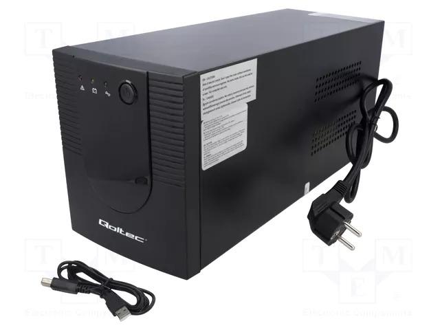 Alimentation de secours (onduleur) / 1200w / 230v / 375x138x165mm / prises x2 + schuko x2