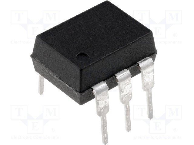 Optocoupleur sortie a transistor led:npn viso: 5000vrms ctr/50-600% dip06
