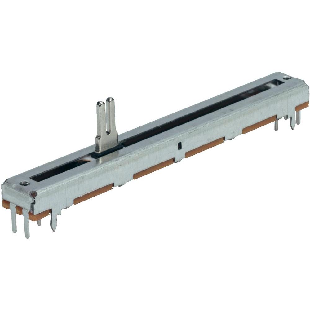 Potentiometre rectiligne stereo lineaire 500 kohms course : 60mm