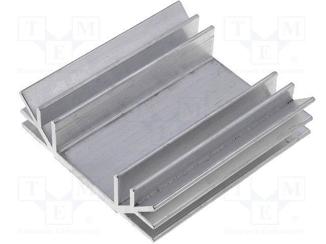 Radiateur 19x70x75mm aluminium