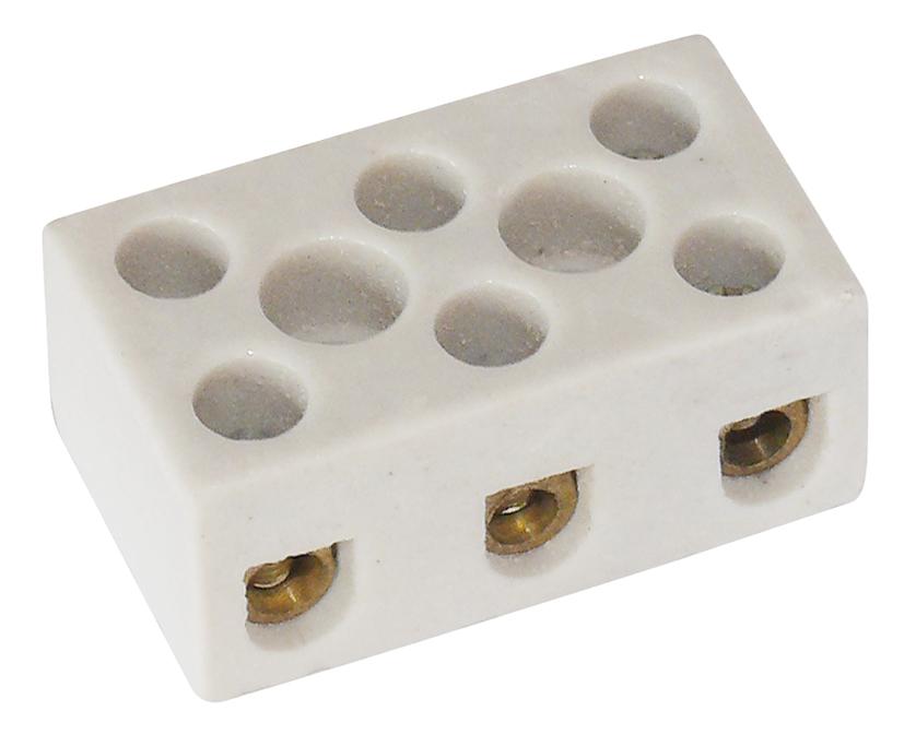 Domino céramique 3 pôles - section 2,5mm²