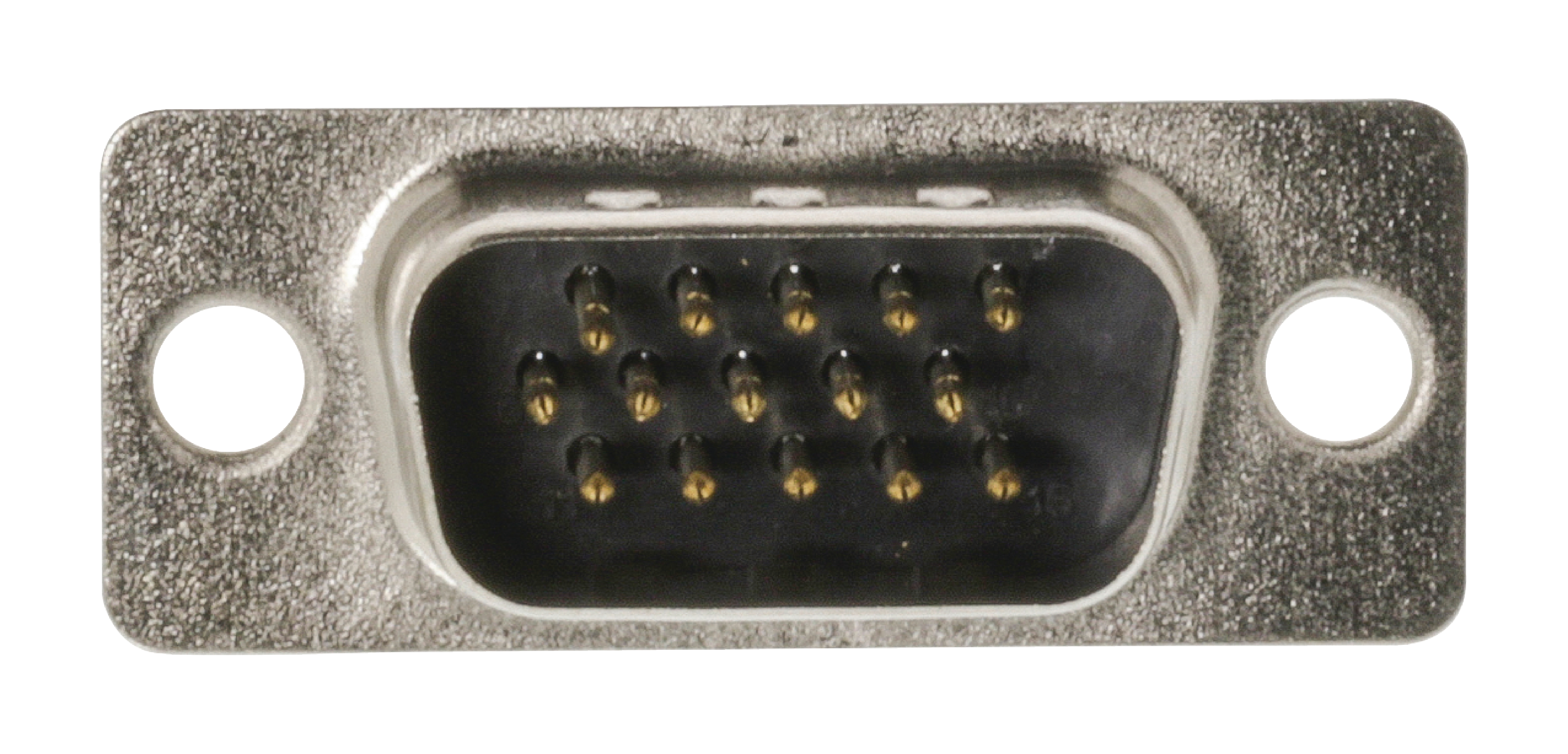 Connecteur d male 15 broches - haute densite - montage chassis