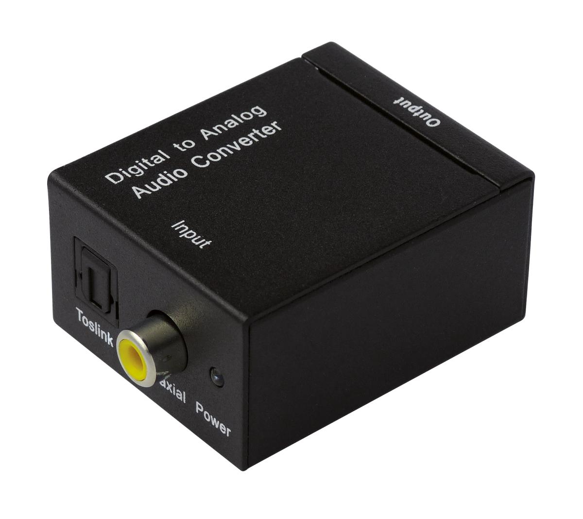 Convertisseur audio numérique (optique+spdif) vers analogique dac (sans fiche jack 3.5mm)