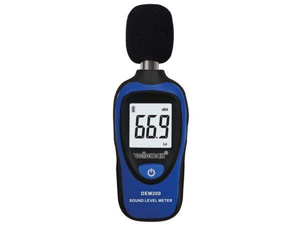 Mini sonomètre numérique : plage de mesure: 30-130db - résolution: 0.1 db