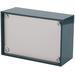 Coffret optative en plastique - bleu petrole 215 x 130 x 77mm