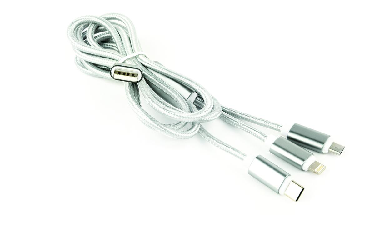 Cable charge et synchronisation usb-a mâle vers apple lightning  / usb micro-b  / usb-c?