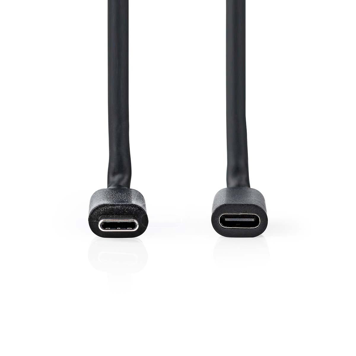 Cable usb-c male vers femelle l=1m  / usb3.1 / 5 gbps