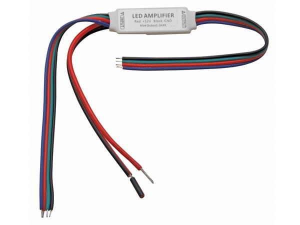 Mini amplificateur/répéteur rvb pour flexible a led