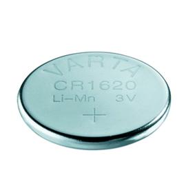 Pile bouton lithium 3.0v 70ma (16x 2.0mm) cr1620varta 6620.801.401