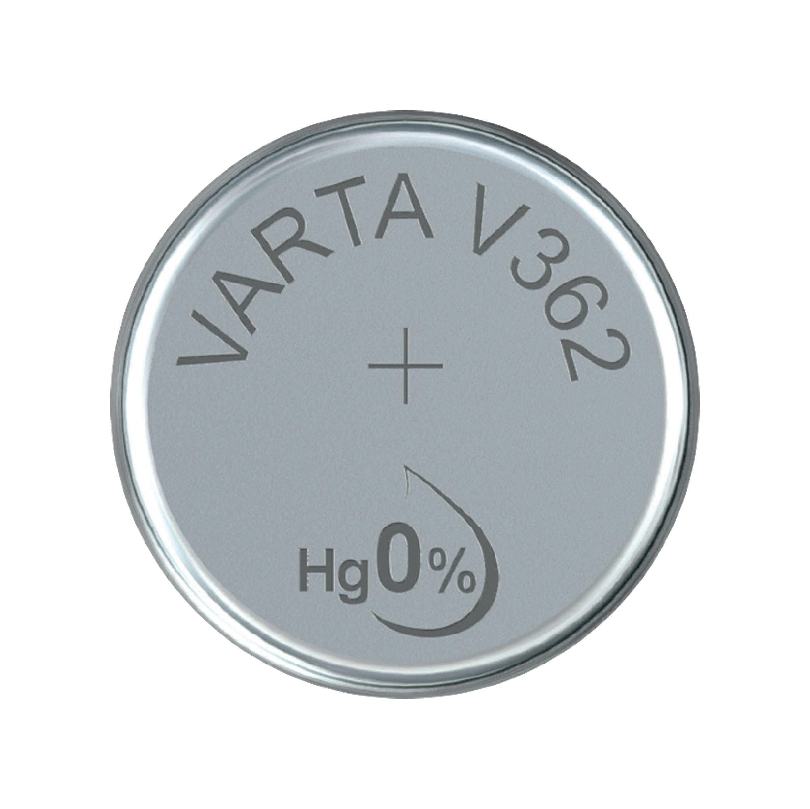 Pile bouton oxyde d'argent 1.55v 21ma (7.9x 2.1mm) sr721sw/sr58sw/varta 362.801.111