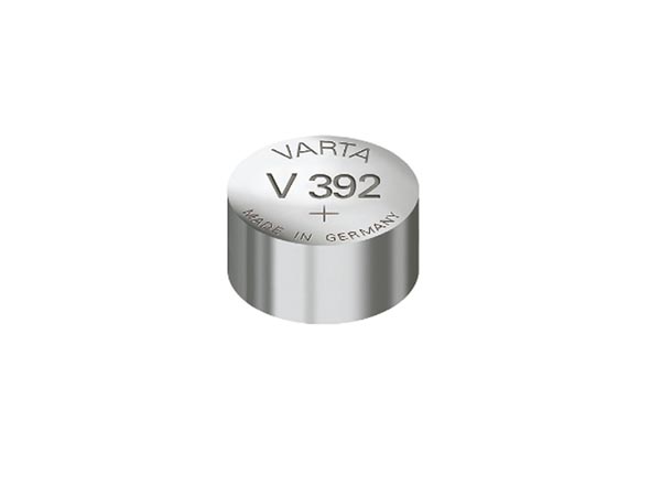 Pile bouton oxyde d'argent 1.55v 38ma (7.9 x 3.6mm) sr41sw/ varta 392.801.111