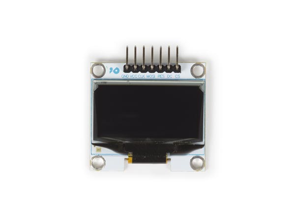 écran oled 1.3" pour arduino® (driver sh1106, spi)