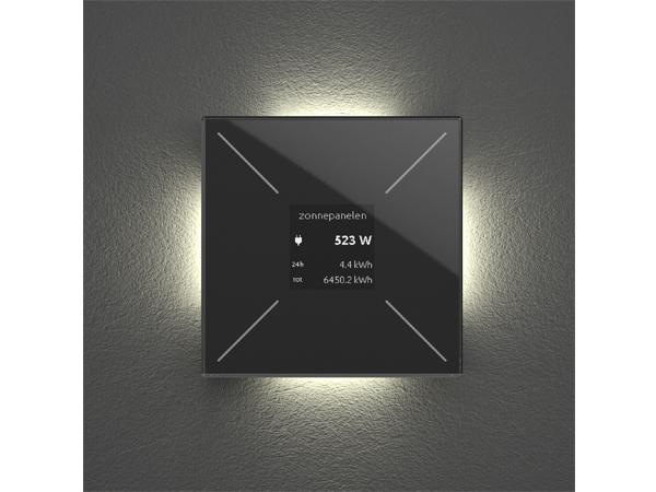 Module de commande edge lit à écran oled et avec contrôleur de température, noir brillant